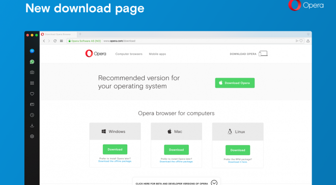 تحميل متصفح أوبرا Opera Browser 2025 للكمبيوتر اخر اصدار مجانا