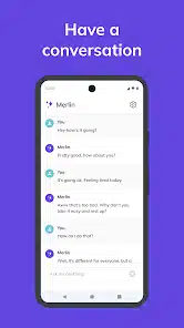 تحميل تطبيق Merlin AI دردشة الذكاء الاصطناعي للاندرويد والايفون 2025 اخر اصدار مجانا
