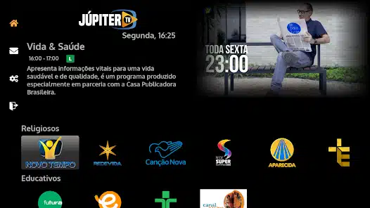 تحميل تطبيق Júpiter TV Apk لمشاهدة القنوات والمباريات للاندرويد والايفون 2025 اخر اصدار مجانا