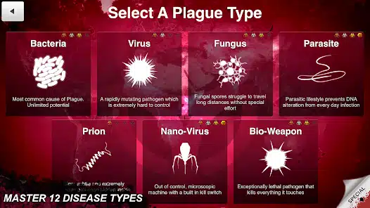 تحميل لعبة Plague Inc مهكرة Apk للاندرويد والايفون 2025 اخر اصدار مجانا