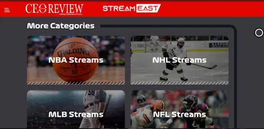 تحميل تطبيق Streameast Apk لمشاهدة المباريات للاندرويد وللايفون 2025 اخر اصدار مجانا