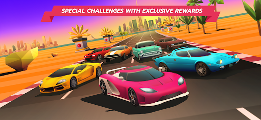 تحميل لعبة Horizon Chase مهكرة Apk للاندرويد والايفون 2025 اخر اصدار مجانا