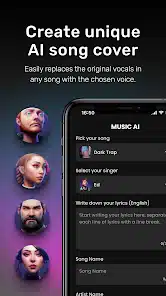 تحميل برنامج Music AI Clone Generator للاندرويد والايفون 2025 اخر اصدار مجانا