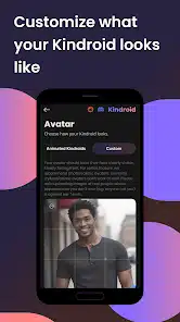 تحميل تطبيق Kindroid AI Companion chat لإنشاء صديق رقمي للاندرويد والايفون 2025 اخر اصدار مجانا