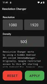 تحميل تطبيق Resolution Changer للاندرويد والايفون 2025 اخر اصدار مجانا