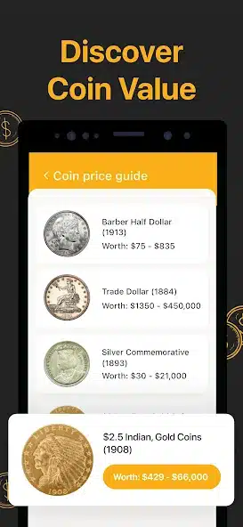 تحميل تطبيق CoinSnap Coin Identifier تحديد العملة بالذكاء الاصطناعي للاندرويد والايفون 2025 اخر اصدار مجانا