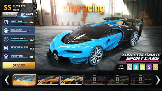 تحميل لعبة City Racing 2 apk مهكرة 2025 للأندرويد والايفون مجانا