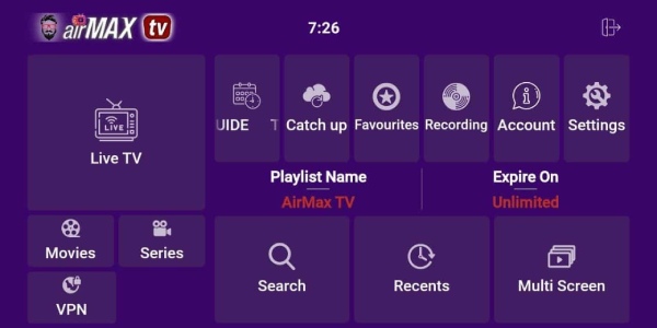 تحميل تطبيق اير ماكس تيفي AirMax TV Apk 2025 مع كود التفعيل‏ لمشاهدة المباريات والقنوات مجانا