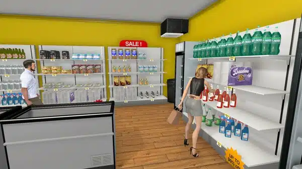 تحميل لعبة Supermarket Simulator الأصلية مهكرة Apk للاندرويد والايفون 2025 اخر اصدار مجانا