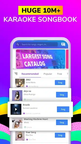 تحميل تطبيق سمول Smule Apk مهكر مدفوع للاندرويد والايفون 2025 اخر اصدار مجانا