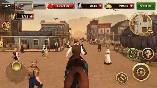 تحميل لعبة West Gunfighter مهكرة Apk للاندرويد والايفون 2025 اخر اصدار مجانا