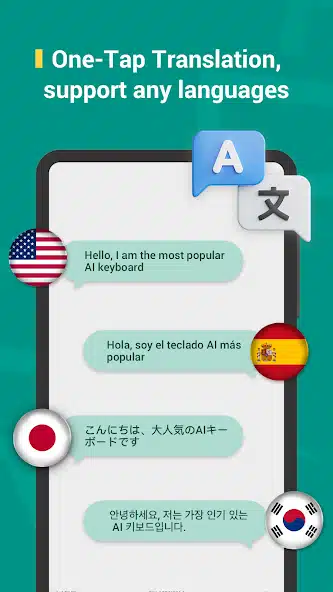 تحميل تطبيق AI Keyboard _ AI Assistant للاندرويد والايفون 2025 اخر اصدار مجانا