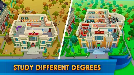 تحميل لعبة University Empire Tycoon مهكرة Apk للاندرويد والايفون 2025 اخر اصدار مجانا