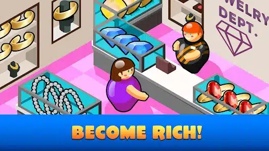 تحميل لعبة Idle Supermarket Tycoon مهكرة Apk للاندرويد والايفون 2025 اخر اصدار مجانا