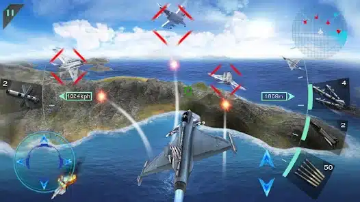 تحميل لعبة Sky Fighters 3D مهكرة Apk للاندرويد والايفون 2025 اخر اصدار مجانا