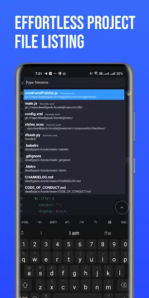 تحميل تطبيق Acode Powerful Code Editor Pro مهكر Apk للاندرويد والايفون 2025 اخر اصدار مجانا