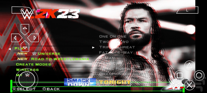 تحميل لعبة مصارعة Wwe2k 23 Apk للاندرويد كاملة اخر اصدار مجانا