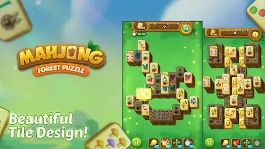 تحميل لعبة Mahjong Forest Puzzle مهكرة للاندرويد والايفون 2025 اخر اصدار مجانا