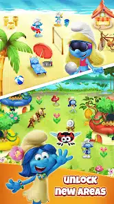 تحميل لعبة Smurfs Bubble Shooter Story للاندرويد والايفون 2025 اخر اصدار مجانا