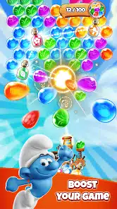 تحميل لعبة Smurfs Bubble Shooter Story للاندرويد والايفون 2025 اخر اصدار مجانا