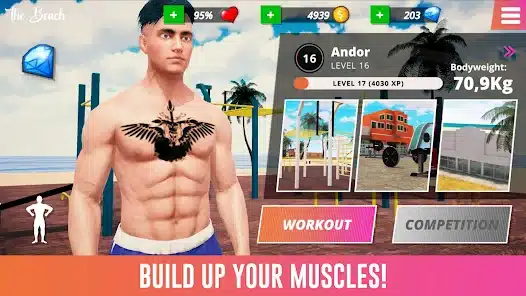 تحميل لعبة Iron Muscle IV : GYM simulator للاندرويد والايفون 2025 اخر اصدار مجانا