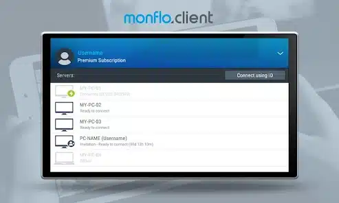 تحميل تطبيق Monflo - Remote PC Access للاندرويد والايفون 2025 اخر اصدار مجانا