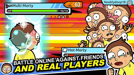 تحميل لعبة Pocket Mortys مهكرة Apk للاندرويد والايفون 2025 اخر اصدار مجانا