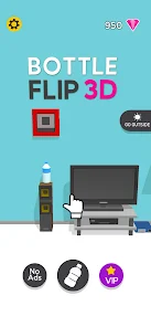 تحميل لعبة Bottle Flip 3D مهكرة Apk للاندرويد والايفون 2025 اخر اصدار مجانا