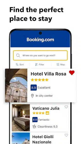 تحميل تطبيق بوكينج Booking.com Apk لحجز الفنادق للاندرويد والايفون 2025 اخر اصدار مجانا