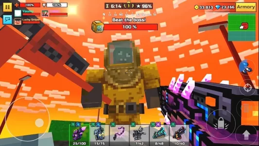 تحميل لعبة بكسل قن Pixel gun 3d APK + OBB مهكرة للاندرويد والايفون 2025 اخر اصدار مجانا