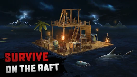 تحميل لعبة رافت Raft الاصلية مهكرة Apk للاندرويد والايفون 2025 اخر اصدار مجانا