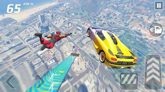 تحميل لعبة GT Car Stunts 3D مهكرة للاندرويد والايفون 2025 اخر اصدار مجانا