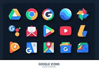 تحميل تطبيق Flora: Material Icon Pack للاندرويد والايفون 2025 اخر اصدار مجانا