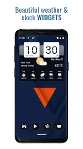 تحميل تطبيق Sense Flip Clock & Weather للاندرويد والايفون 2025 اخر اصدار مجانا