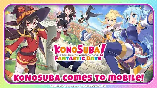 تحميل لعبة KonoSuba: Fantastic Days مهكرة Apk للاندرويد والايفون 2025 اخر اصدار مجانا