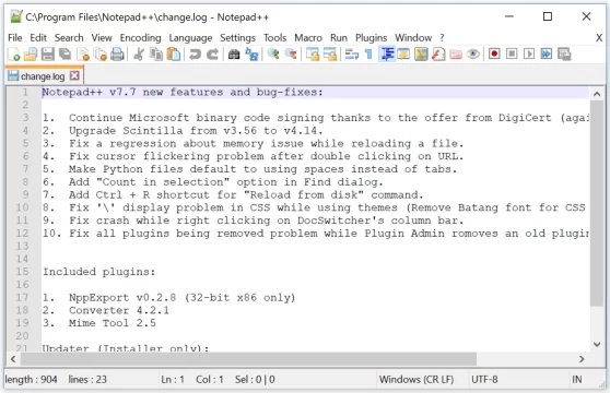 تحميل برنامج نوت باد بلس Notepad++ 2025 للكمبيوتر مجانا