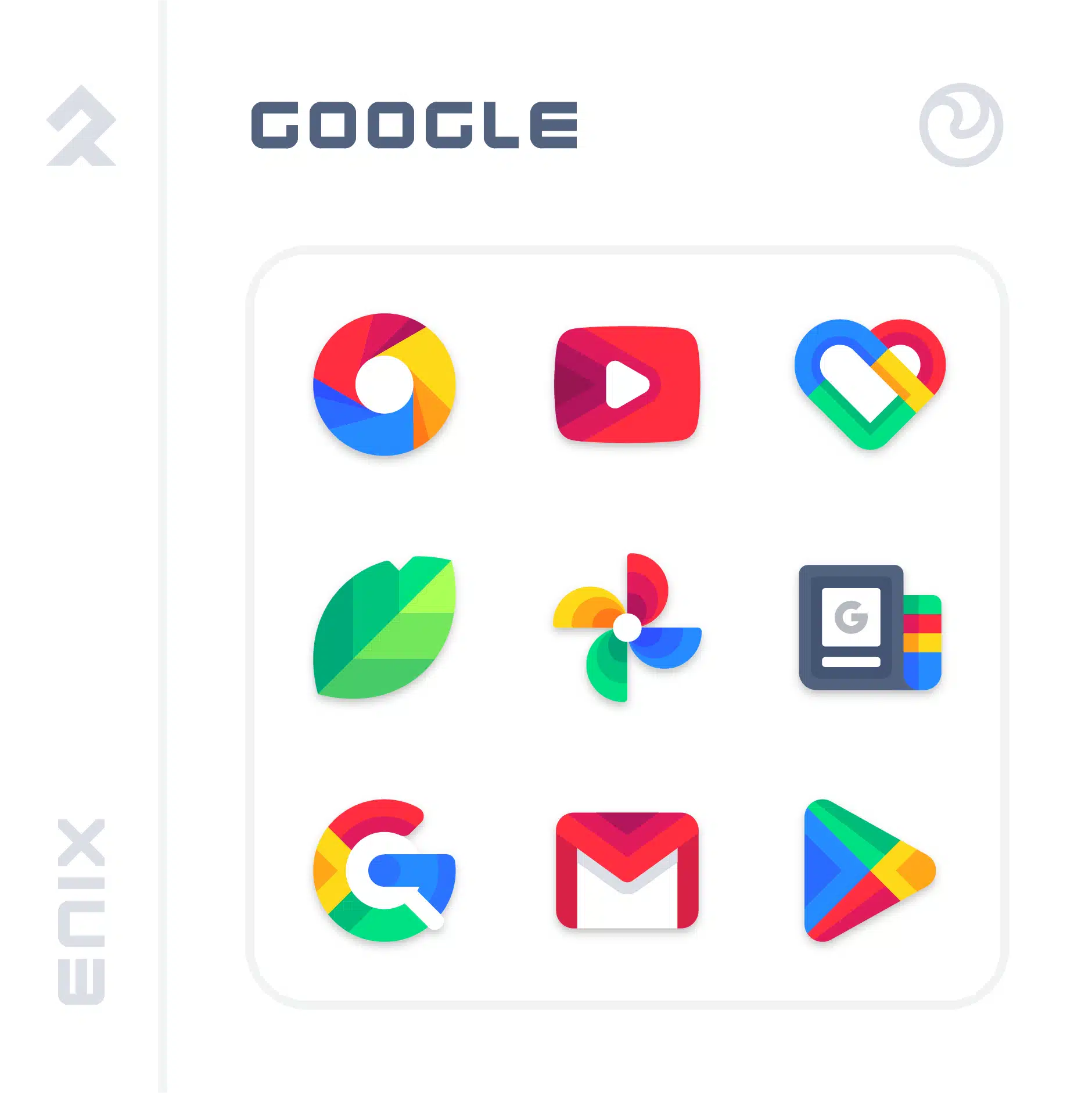 تحميل تطبيق ENIX Icon Pack مهكر Apk للاندرويد والايفون 2025 اخر اصدار مجانا