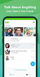 تحميل تطبيق كيك kik للاندرويد والايفون 2025 اخر اصدار مجانا