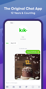 تحميل تطبيق كيك kik للاندرويد والايفون 2025 اخر اصدار مجانا