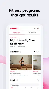 تحميل تطبيق Sweat: Fitness App For Women Pro مهكر Apk للاندرويد والايفون 2025 اخر اصدار مجانا