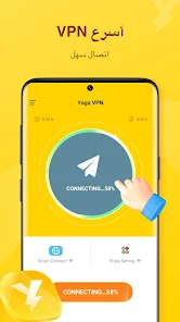 تحميل برنامج يوجا في بي ان Yoga VPN مهكر Apk للاندرويد والايفون 2025 اخر اصدار مجانا