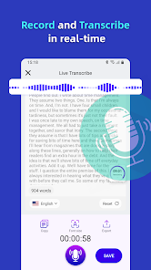 تحميل برنامج Speech To Text:live transcribe لتحويل الكلام إلى نص للاندرويد 2025 اخر اصدار مجانا