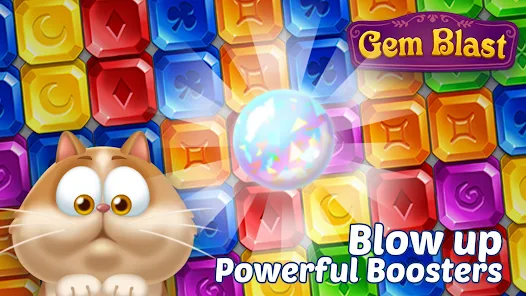 تحميل لعبة Gem Blast: Magic Match Puzzle للاندرويد والايفون 2025 اخر اصدار مجانا