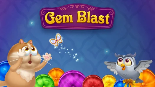 تحميل لعبة Gem Blast: Magic Match Puzzle للاندرويد والايفون 2025 اخر اصدار مجانا