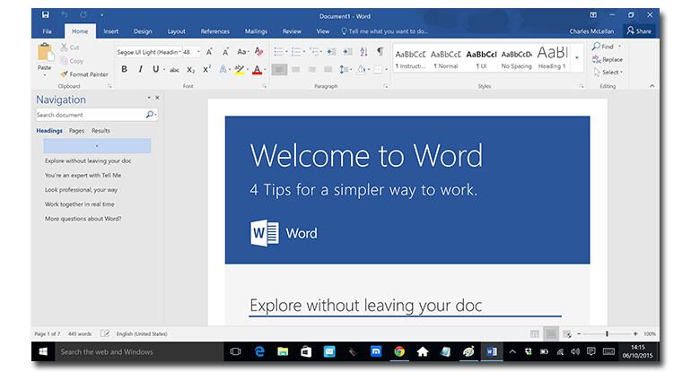 تحميل برنامج مايكروسوفت اوفيس Office 2016 للكمبيوتر مجانا النسخة النهائية