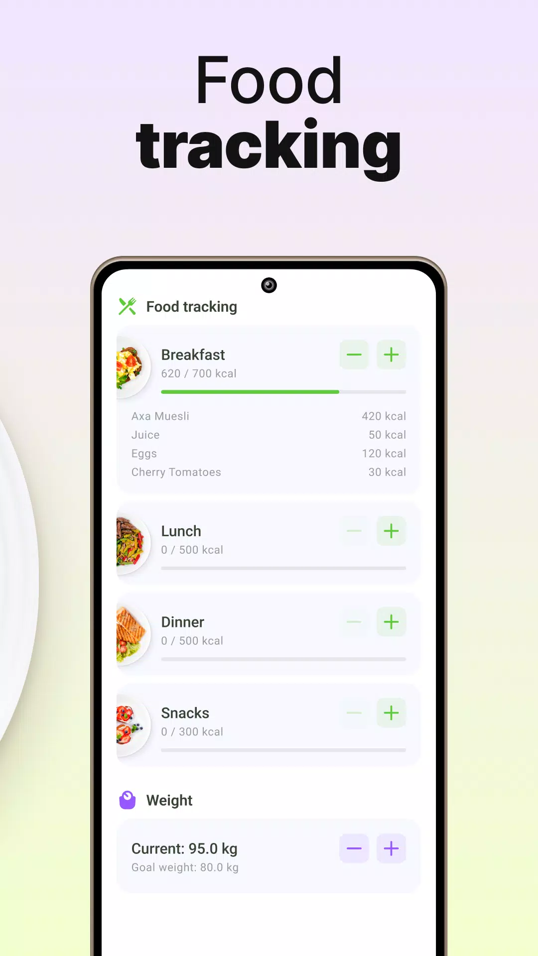 تحميل تطبيق Calorie Counter: Food Tracker مهكر Apk للاندرويد والايفون 2025 اخر اصدار مجانا