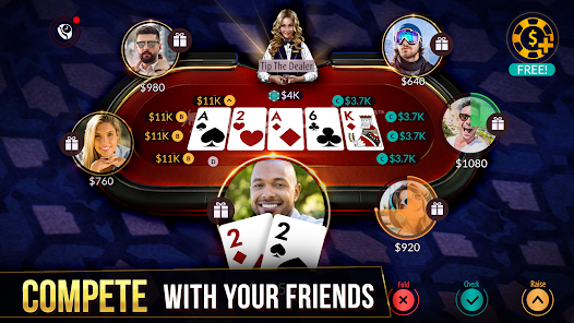 تحميل لعبة البوكر Zynga Poker Apk للاندرويد والايفون 2025 اخر اصدار مجانا