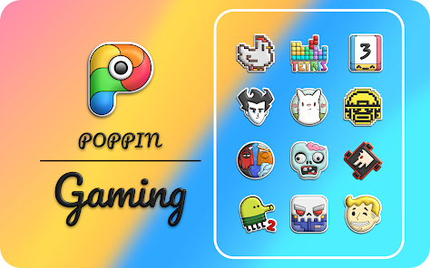 تحميل تطبيق Poppin icon pack Apk مهكر للاندرويد 2025 اخر اصدار مجانا