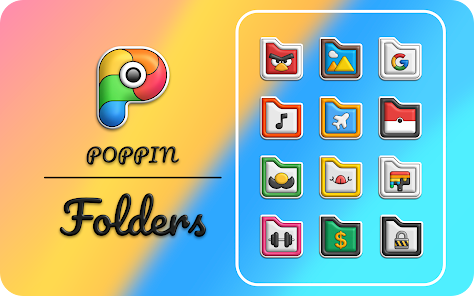 تحميل تطبيق Poppin icon pack Apk مهكر للاندرويد 2025 اخر اصدار مجانا