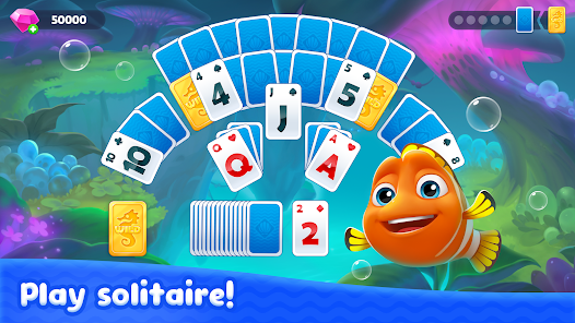 تحميل لعبة Fishdom Solitaire مهكرة للاندرويد والايفون 2025 اخر اصدار مجانا